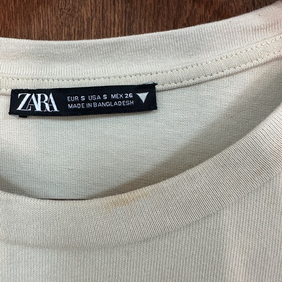 Zara shoulder pads t-shirt dress - Picture 5 of 8